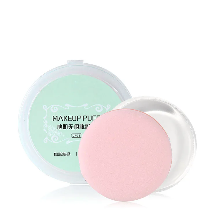 

2 in 1 Non-powder Transparent Silica Gel Jelly Powder for Dry-wet Dual-purpose Non-latex Powder Puff Makeup