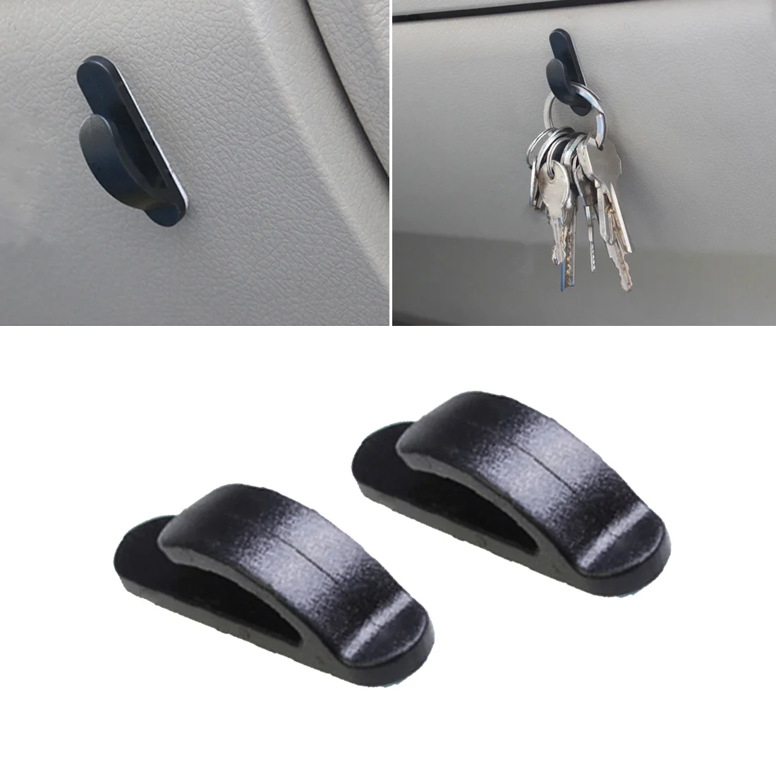 Dongzhen 2X Mni Car Hook Vehicle Hangers Auto Bag Key Debris Hooks