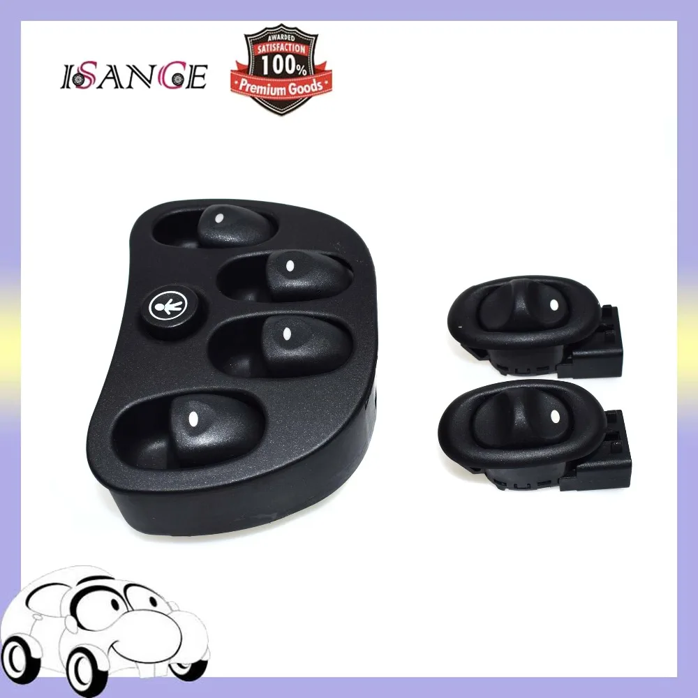 ISANCE 3pcs Master &amp Rear Power Window Switch 92105254 92047005 For Holden Commodore VT VX Sedan Wagon 1997 1998 1999 2000-2002 |