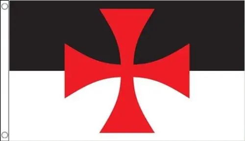Templar рыцарь масонский крест круглый флаг горячие продажи товары 3x5 футов 150x90 см