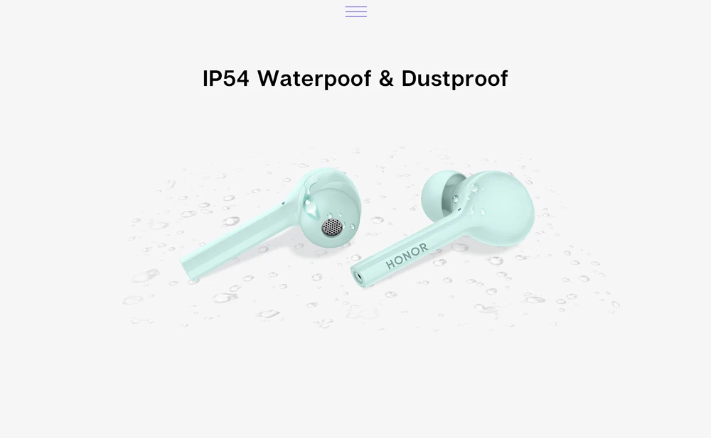 Huawei Honor Flypods Lite TWS беспроводные Bluetooth наушники водонепроницаемые IP54 двойной кран управление huawei Freebuds2 Handsfree