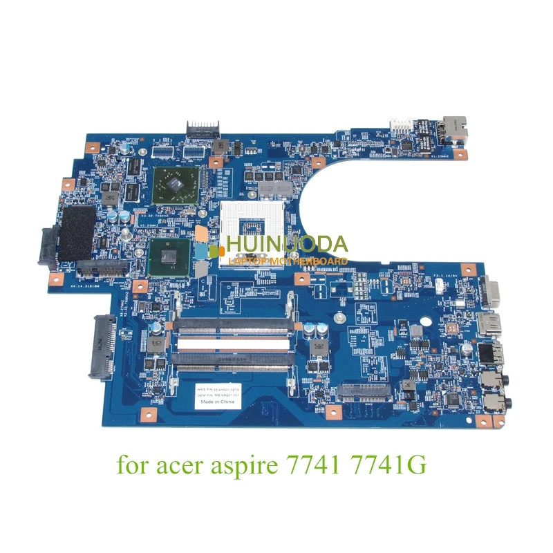 

NOKOTION JE70-CP MB 09923-1M 48.4HN01.01M MB.N9Q01.001 Laptop motherboard For acer aspire 7741 7741G HM55 DDR3 Main board