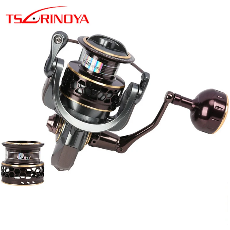 

TSURINOYA Jaguar 3000 4000 5000 Double Spool 9+1BB Spinning Reel Fishing Lure Reel Saltwater Fishing Reel