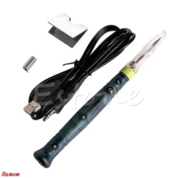 

Professional 5V 8W LED Indicator USB Electric Iron Powered Welding Soldering Iron Kit Tools With Package