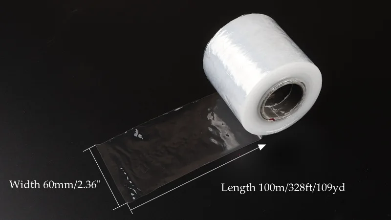 1 рулон 6 см 100 м стрейч обертывание прозрачная упаковочная пленка промышленный стрейч пластиковый упаковщик обмотка прочная ручная обертка