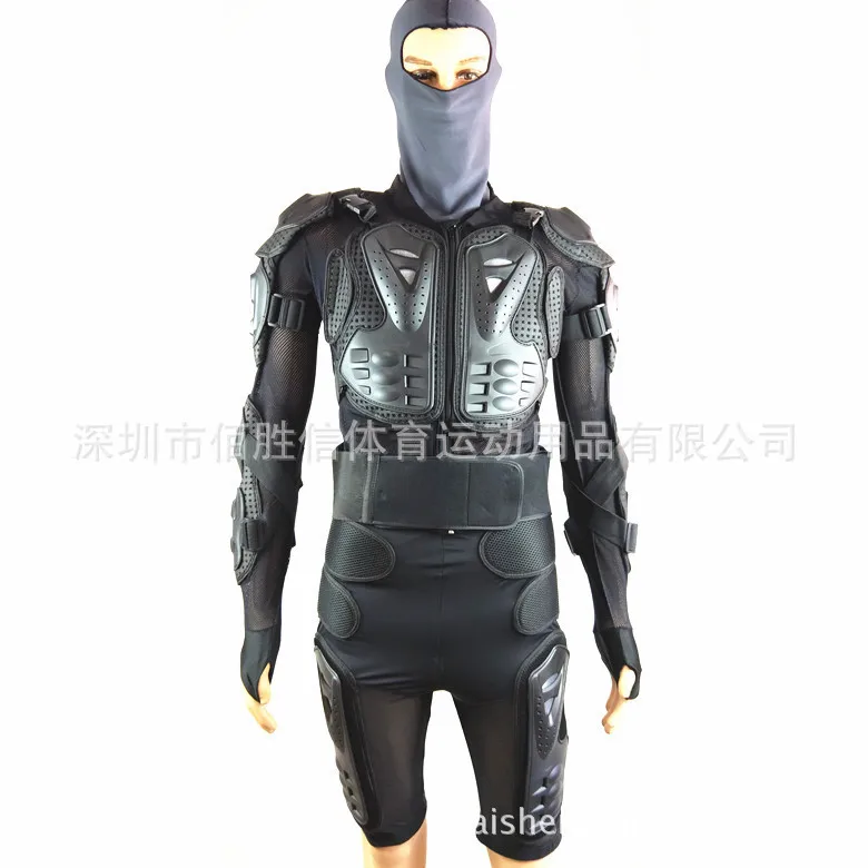 

Free Shipping 2019 Motorcycle Riding Jacket Racing Security Defence Jacket Knight Protect Back Protective Clothing