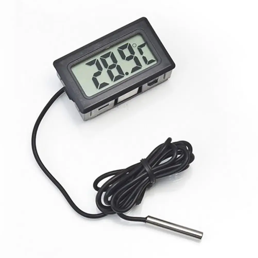 

Adeeing Mini LCD Digital Aquarium Thermometer Fridge Freezer Thermometer Fish Tank Temperature Control Accessories