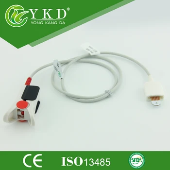 

Compatible masimo Adult Finger Clip spo2 sensor cable need extension cable 1m 6 pin
