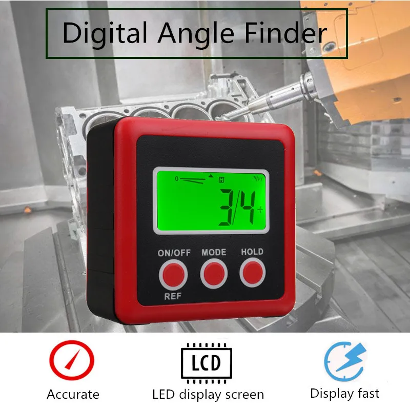 

Best Price Digital Protractor Inclinometer Angle Finder Box Electronic Level Measuring Tool Angle Meter Spirit Level Angle Gauge