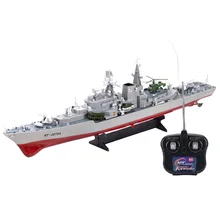 HT 2879A 1:275 Remote radio control military RC boat destroyer model toy Simulation Model RC Warship Cruiser Warship best gift