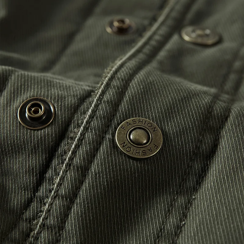  2019 Winter Outwear Jacket Men Thicken Wool Liner Warm Coat Male Windbreaker Military Men Jacket ch