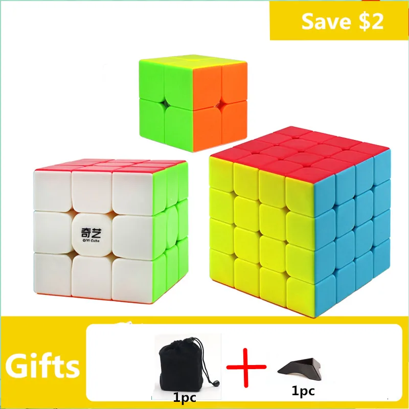 QIYI 2x2x2 3x3x3 4x4x4 5x5x5 Волшебные кубики детские игрушки головоломки на время Cube