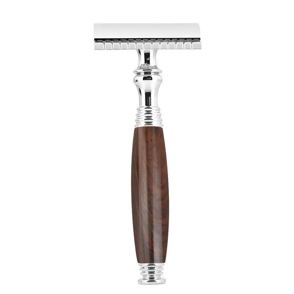 Men's Double Edge Adjustable Safety Razor Beard Razor Shaving Brush