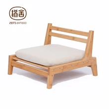 Бамбуковое кресло ZEN'S для медитации, стул в японском стиле с подушкой, сборная напольная опора для спины, сидения, мебель для гостиной