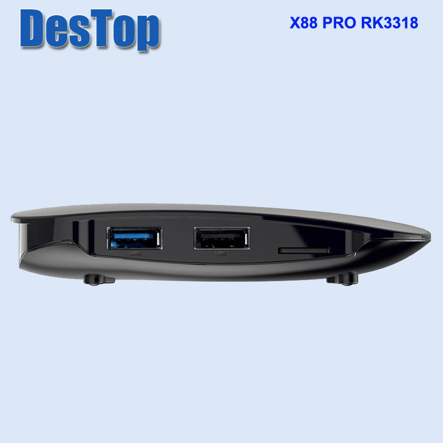 X88 PRO с двумя камерами, процессор Rockchip RK3318 Android 9,0 ТВ коробка 4 Гб 64 Гб 2,4G 5G, Wi-Fi, 1080 P H.265 USB3.0 4 K Google Play Netflix Media Player 5 шт