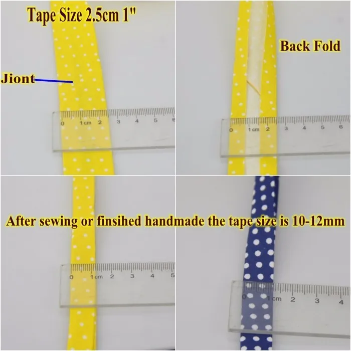 Лента для переплетения в мелкую точку, хлопок, лента для переплетения, 25 мм, 20 мм, 10 метров, лента для переплетения, аксессуары для шитья