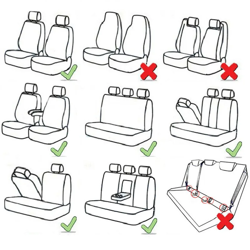 Чехол для сиденья автомобиля универсальный протектор сиденья авто аксессуары 9 шт. для Subaru Forester Legacy Outback XV Porsche Cayenne Macan