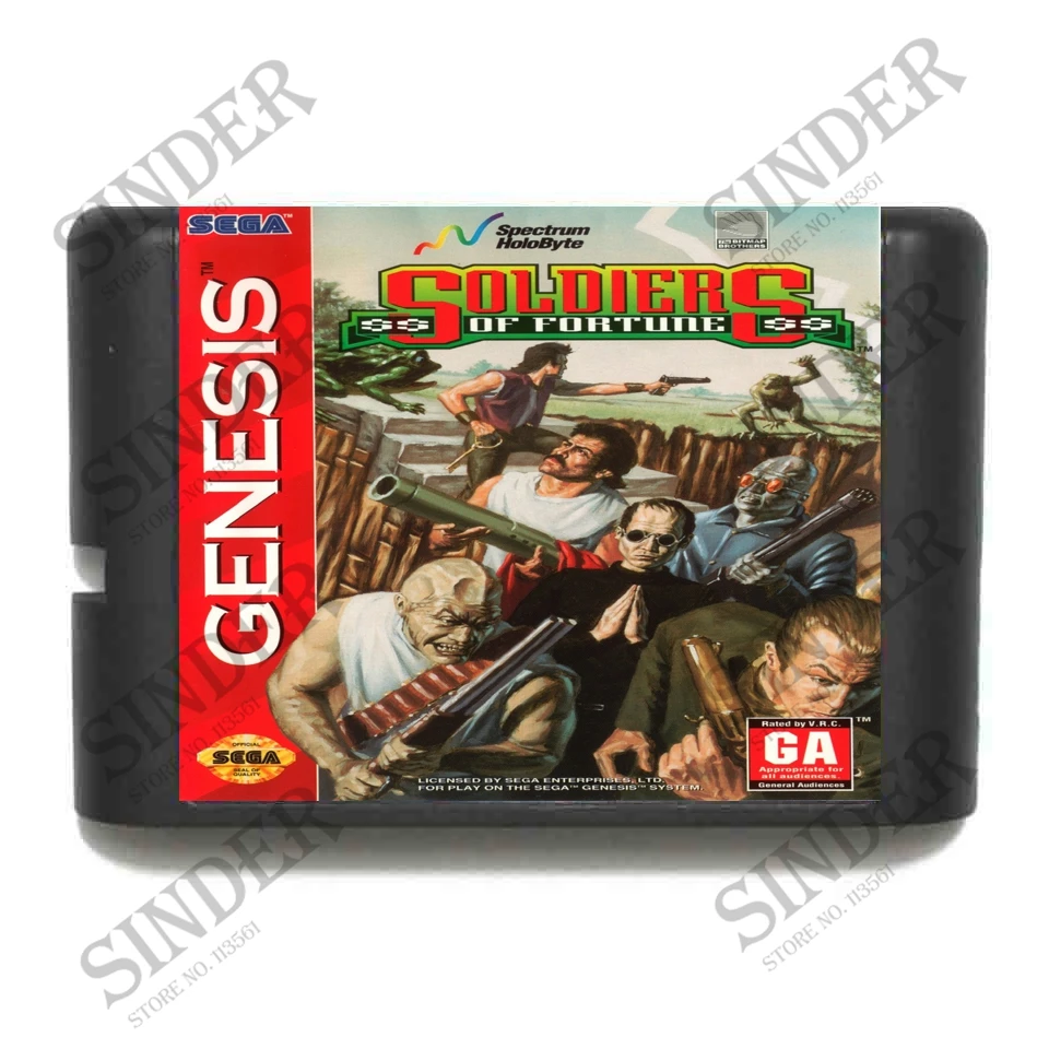Soldiers Of Fortune Sega Купить Картридж
