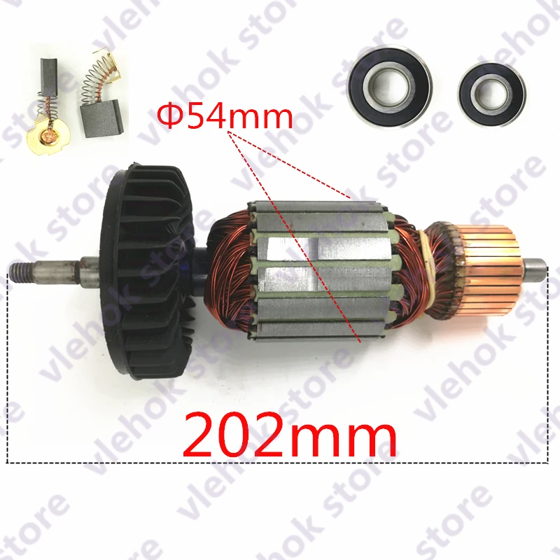 AC220-240V арматура роторный якорь заменить для MAKITA 517793-7 517794-5 GA9020 GA7020 GA9020S GA7020S gtpse мотор угловая шлифовальная машина