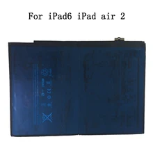 100%New 7340mAh Rechargeable Battery For iPad 6 Air 2 Replacement Batteries For ipad 6 Air 2 A1566 A1567 Tablet