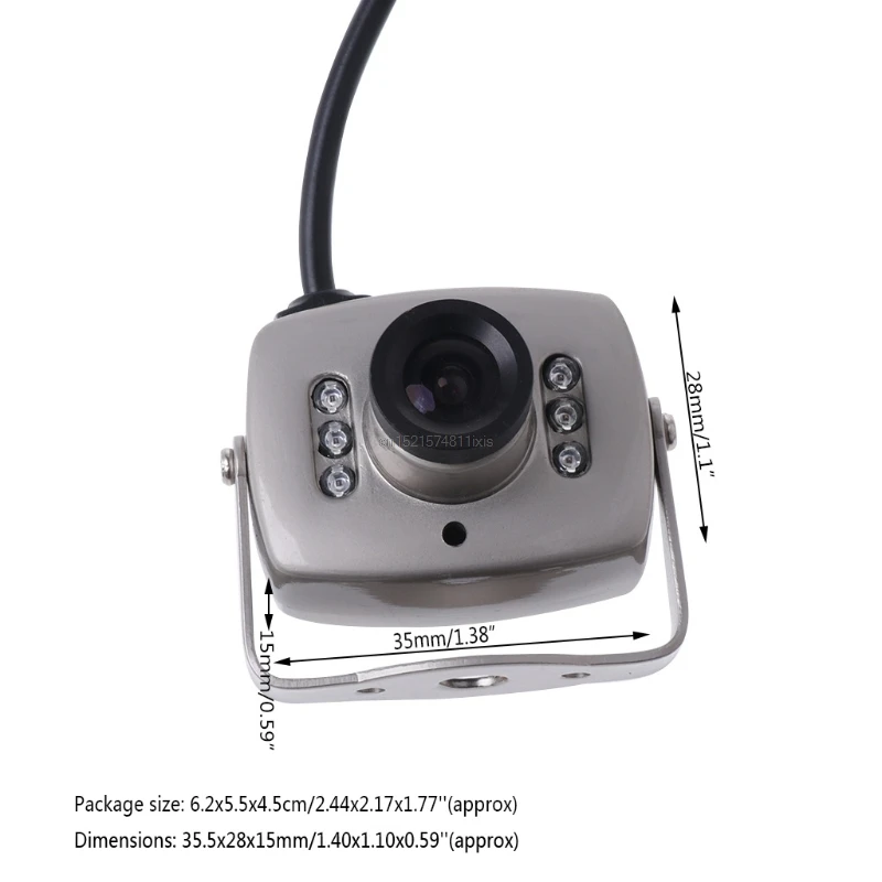 CCTV ИК Проводная Мини камера безопасности Цвет ночного видения Инфракрасный