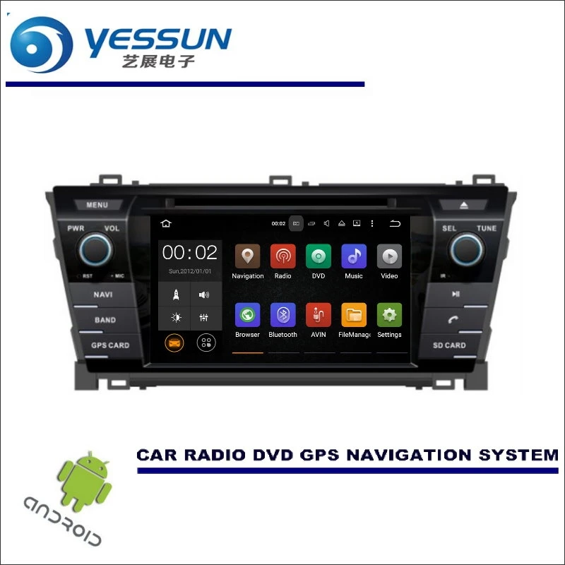 

YESSUN For Toyota Corolla 2013~2017 - CD DVD GPS Player Navi Radio HD Screen Car Multimedia Navigation Wince / Android System