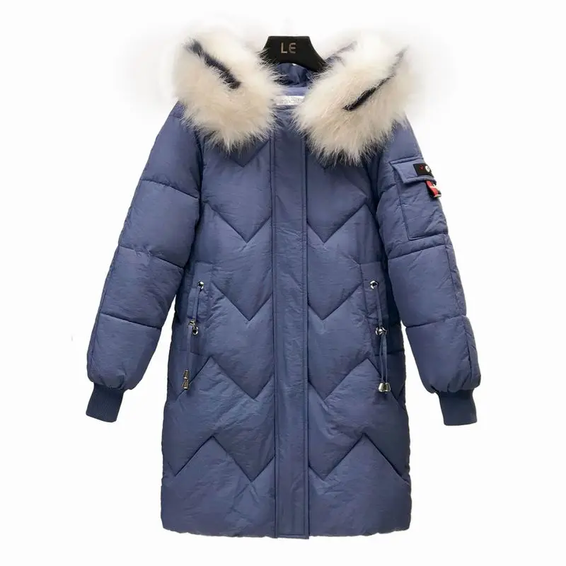 Горячая Распродажа, меховая теплая верхняя одежда, парки, женская зимняя одежда, новая зимняя модная Свободная куртка, большой меховой