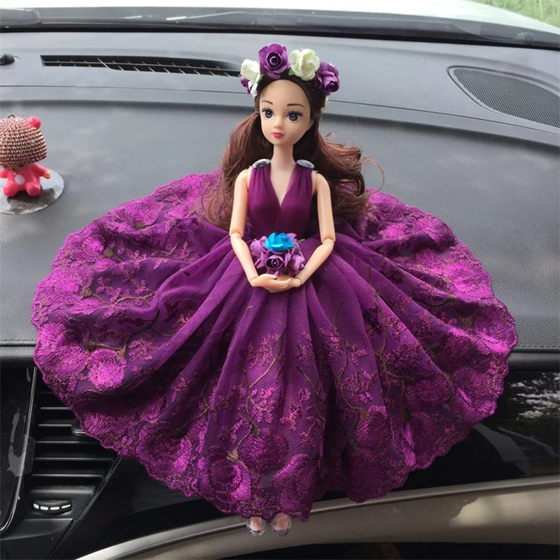 Украшения для салона автомобиля милые кукольные украшения стайлинга