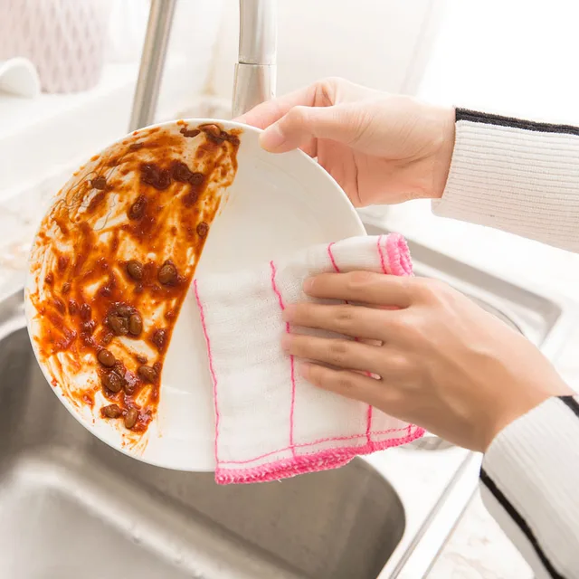Paño para platos sin aceite para cocina, paños para el hogar, trapos oleosos, toallas gruesas sin absorbente, hilo de algodón, toalla para platos Paño para platos sin aceite para cocina, paños para el hogar, trapos oleosos, toallas gruesas sin absorbente, hilo de algodón, toalla para platos