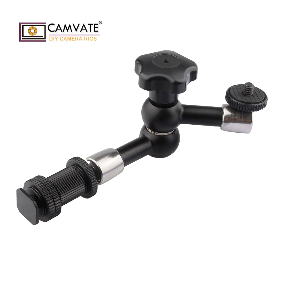 CAMVATE 7 &quotАртикуляционная Магия Кронштейн с 1/4&quot винтовым креплением для вспышки