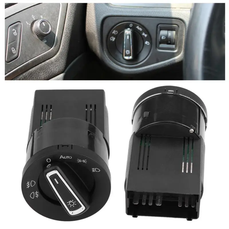

Headlight Switch Fog Head Light Lamp Knob Sensor Module for VW Golf Jetta MK4 Passat B5 Polo Car Accessories