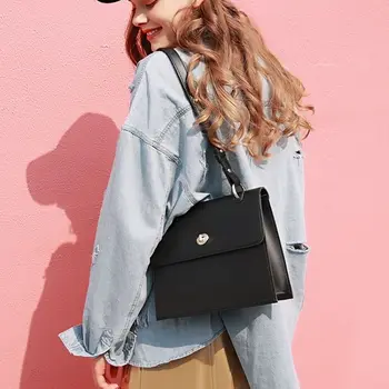 

Simple Women Bag Handbag New Fashion Casual Female Shoulder Bag Crossbody Bag Ladies' Small Flap Messenger Bag~19B9