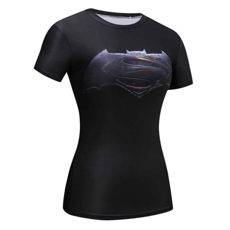 Женская Спортивная футболка с 3D принтом «Человек-паук», «Капитан Америка», «Человек-паук», «Капитан Америка» - Цвет: 6