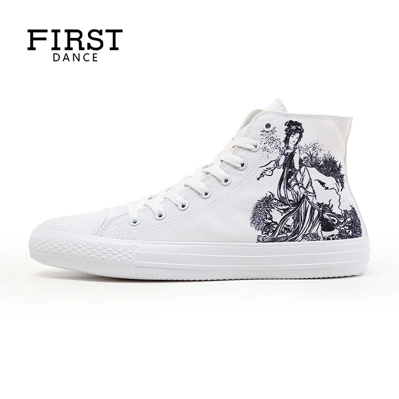 Luxury Brand Men High Top Shoes Customized 3D Print Girls