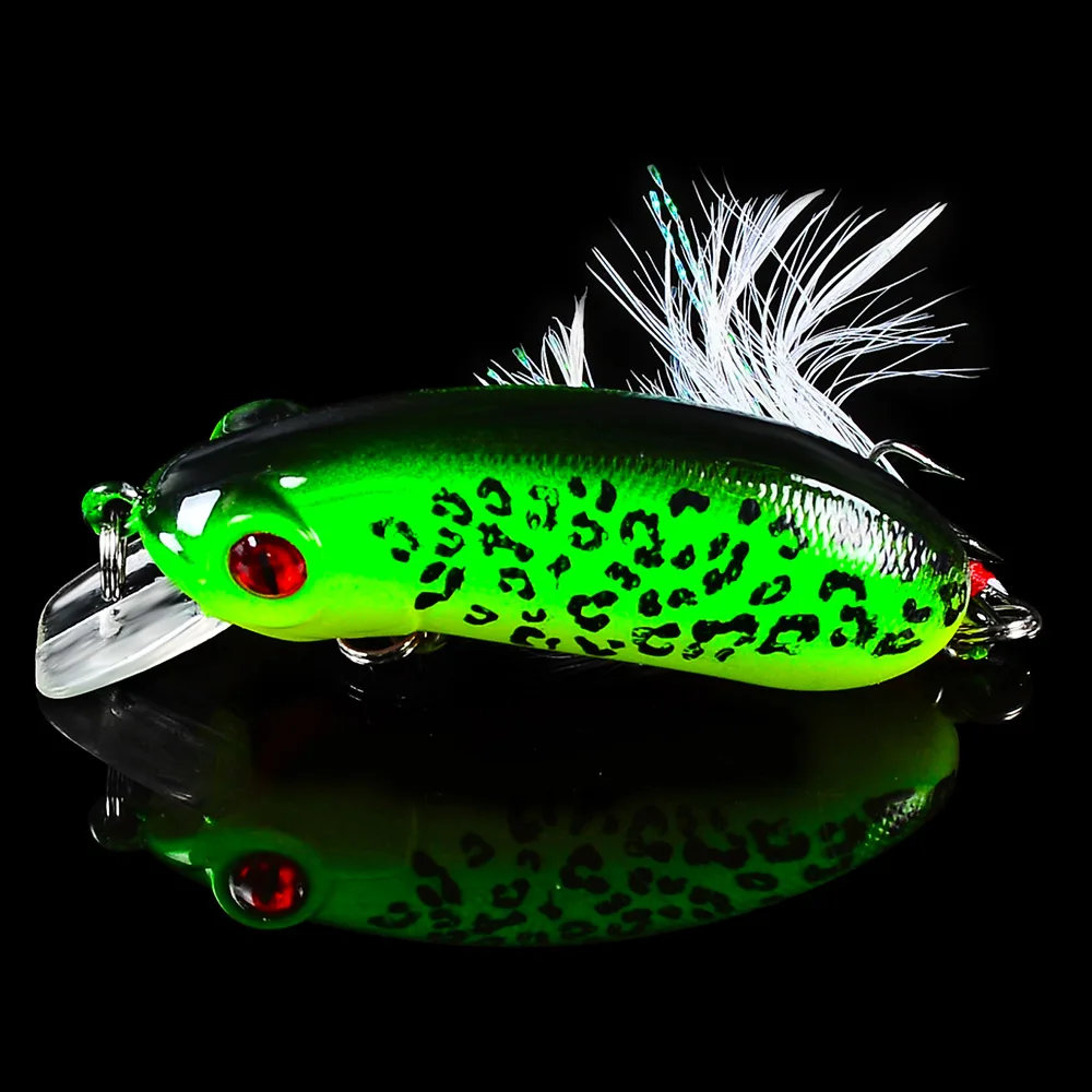 

1pc COMDABA 10g-0.35oz Fishing Lure Crankbait Hard Bait with 8# Hooks Fishing Tackle Lure 3D Eye Crankbait 6.2cm-2.44" Set