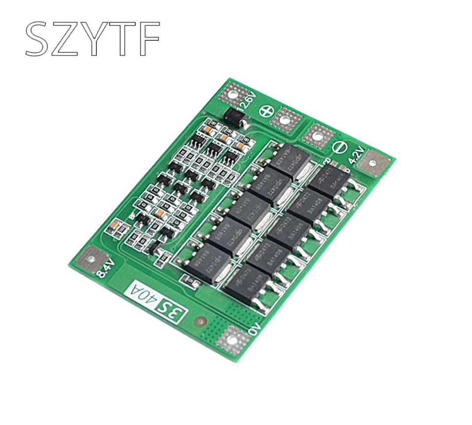 3S BMS 11 1 V 12 6 18650 литиевая батарея Защитная плата с выравниванием startable