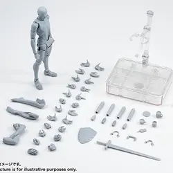 Оригинальный высококачественный корпус KUN Takarai Rihito BODY CHAN Mange фигурка для рисования DX BJD Серый Цвет ПВХ Коллекционная модель игрушки