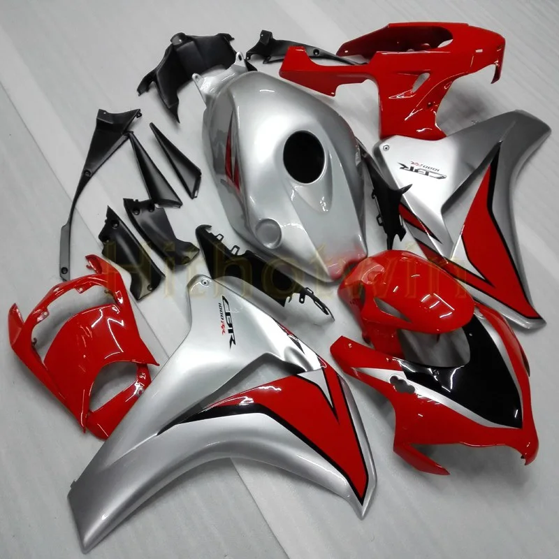 Пользовательские мотоциклетные Чехлы для HONDA CBR1000RR 2008 2009 2010 2011 CBR 1000 RR Обтекатели+ Botls+ литьевая форма белого цвета - Цвет: T