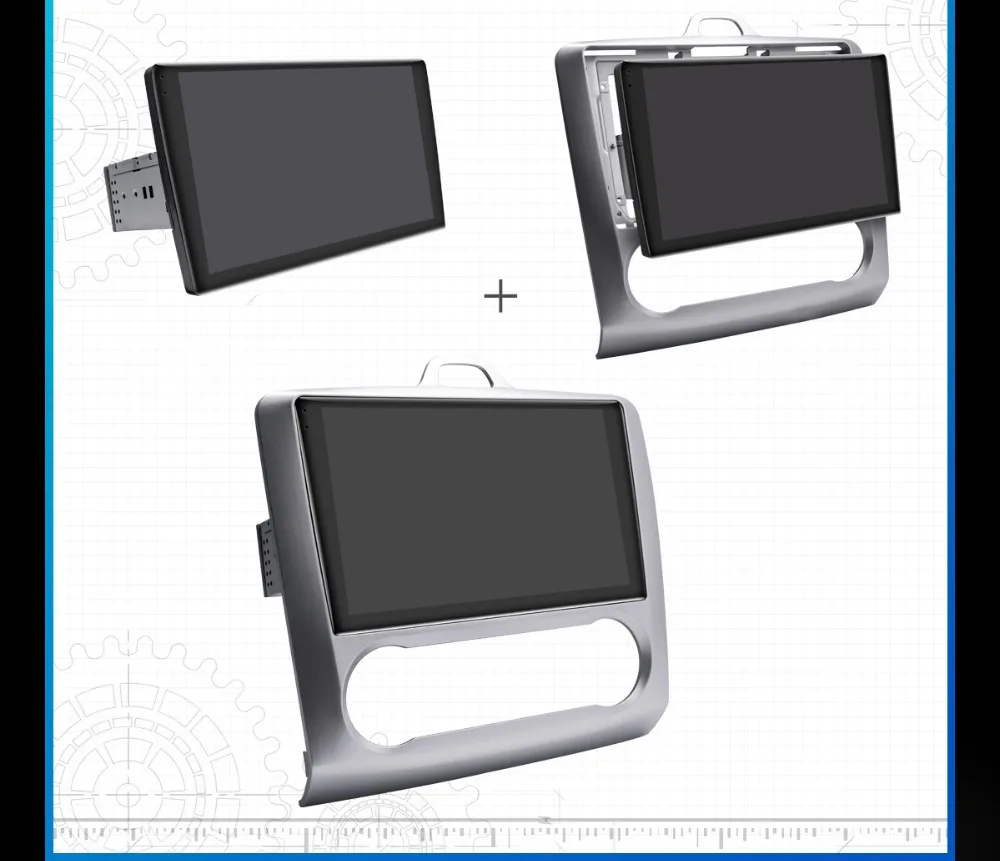 Top JOYING 9" IPS Car multimedia player head unit GPS Navigiation stereocar radio player 2GB RAM 32GB ROM for Ford Focus 2005-2012 3