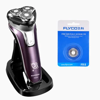 

Flyco Cutter Head Shaving Machine for Beard Whole Body Washing 1 Hour Quick Charge Maquina De Afeitar Electrica Para FS376-B