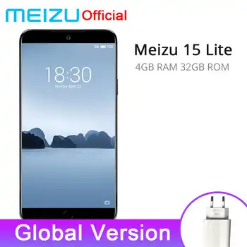 Meizu 15 Lite 4GB 32GB Global Version Mobile Phone Snapdragon 626 Octa Core 5.46" 1920x1080P Front 20MP Cellphone Fingerprint