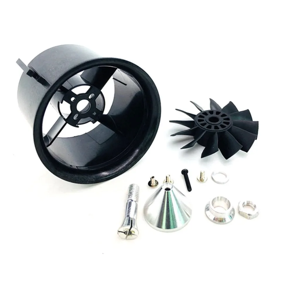 

70mm Duct Fan Unit 12-Blade Propeller Kit for RC 1500g EDF Jet AirPlane Aircraft