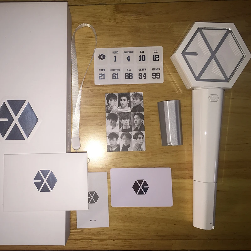 [MYKPOP]~ Официальный~ EXO Официальный светильник Stick Ver. 2,0 для EXO концерта KPOP коллекция фанатов SA18110301