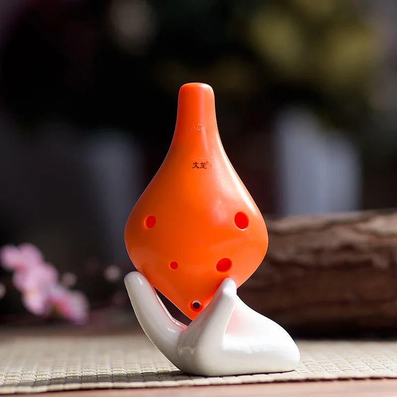  Plastic 6 hole ocarina alto C ocarina School shop wholesale six holes AC round nose teaching promot - 32890448046