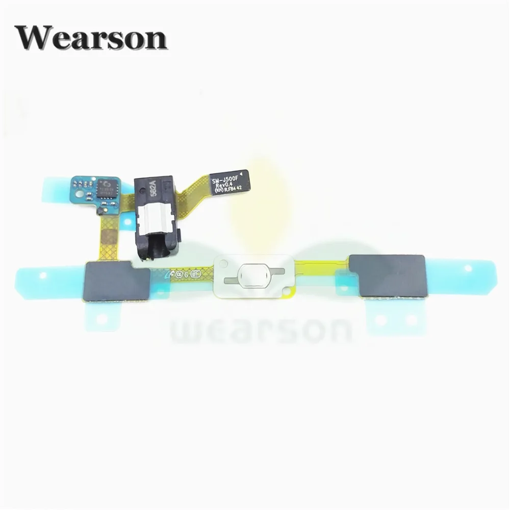 For Samsung J500F J5007 Home Button SenQsor Earphone Flex Cable 100% Original Free Shipping With Tracking Number (2)