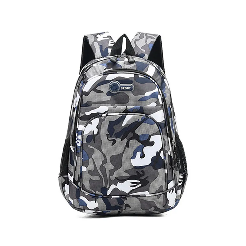 Puimentiua камуфляжные водонепроницаемые школьные сумки для девочек и мальчиков, Детский рюкзак, Детская сумка для книг, Mochila Escolar, школьный рюкзак - Цвет: blue small