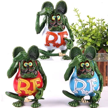 

Hot Toy Ratfink Action Figure Rat Fink Gift for Kids Figure PVC Collectible Model Toy Christmas Birthday Gift 12cm