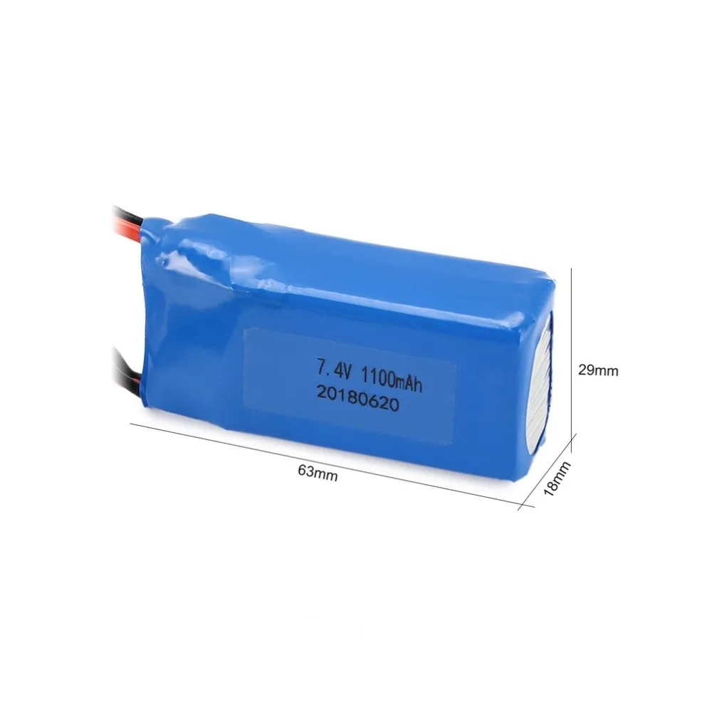 1/18 RC автомобиль 7,4 V 1100mAh JST разъем LiPo батарея A949-27 для Wltoys внедорожный Багги a949 A959 a969 A979 k929 запчасти