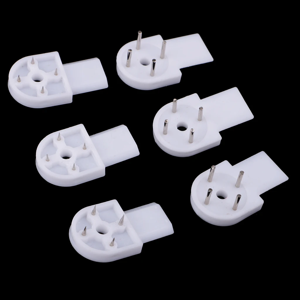 50x 34x19mm Plastic HARD WALL PICTURE HOOK Frame Photos Mirror Hanging White