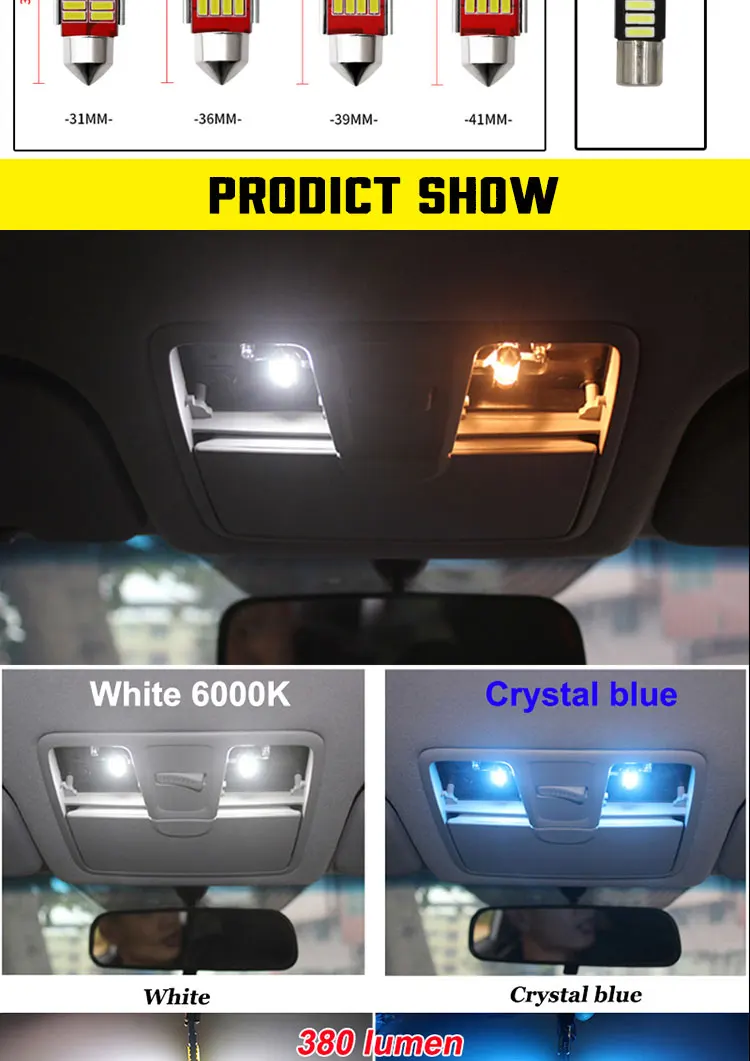 13 шт. Canbus led Автомобильный интерьер Комплект ламп для Toyota Land Cruiser Prado светодиодные внутренние фонари